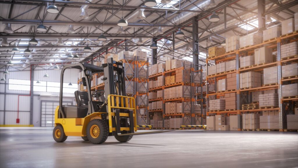 Warehouse paging system for announcements across industrial facilities