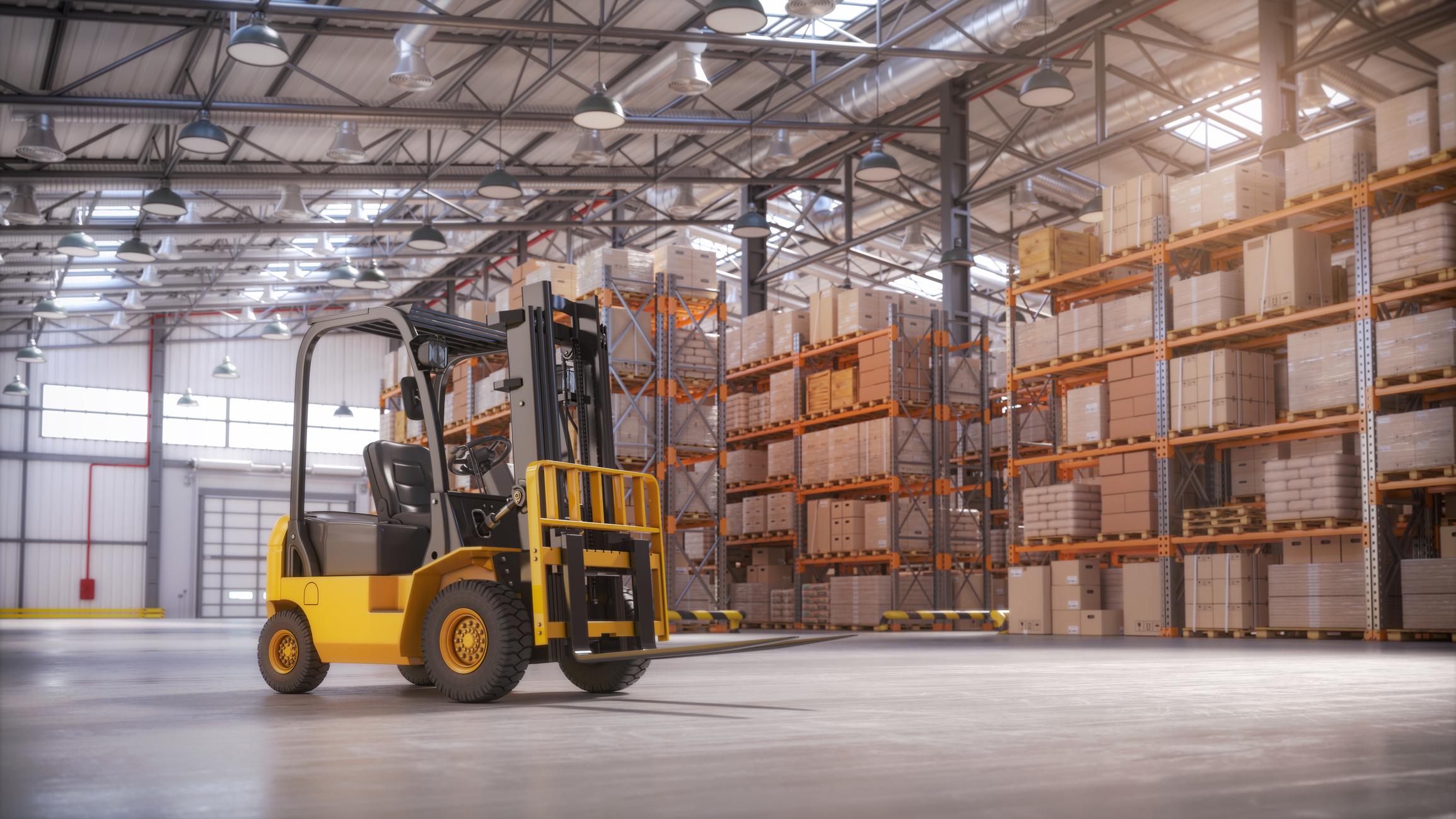 Warehouse paging system for announcements across industrial facilities